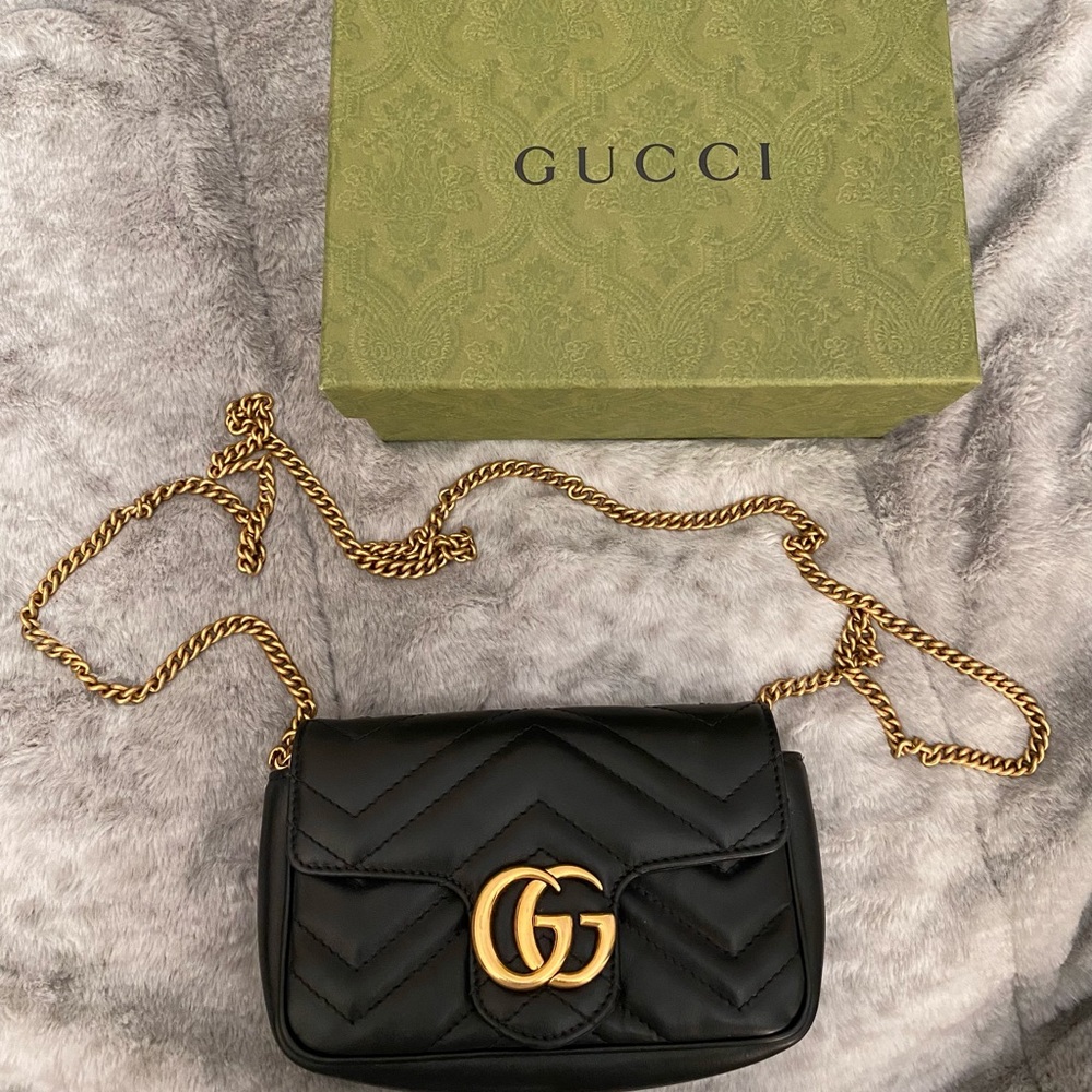 AUTHENTIC GUCCI MARMONT SUPER MINI BAG